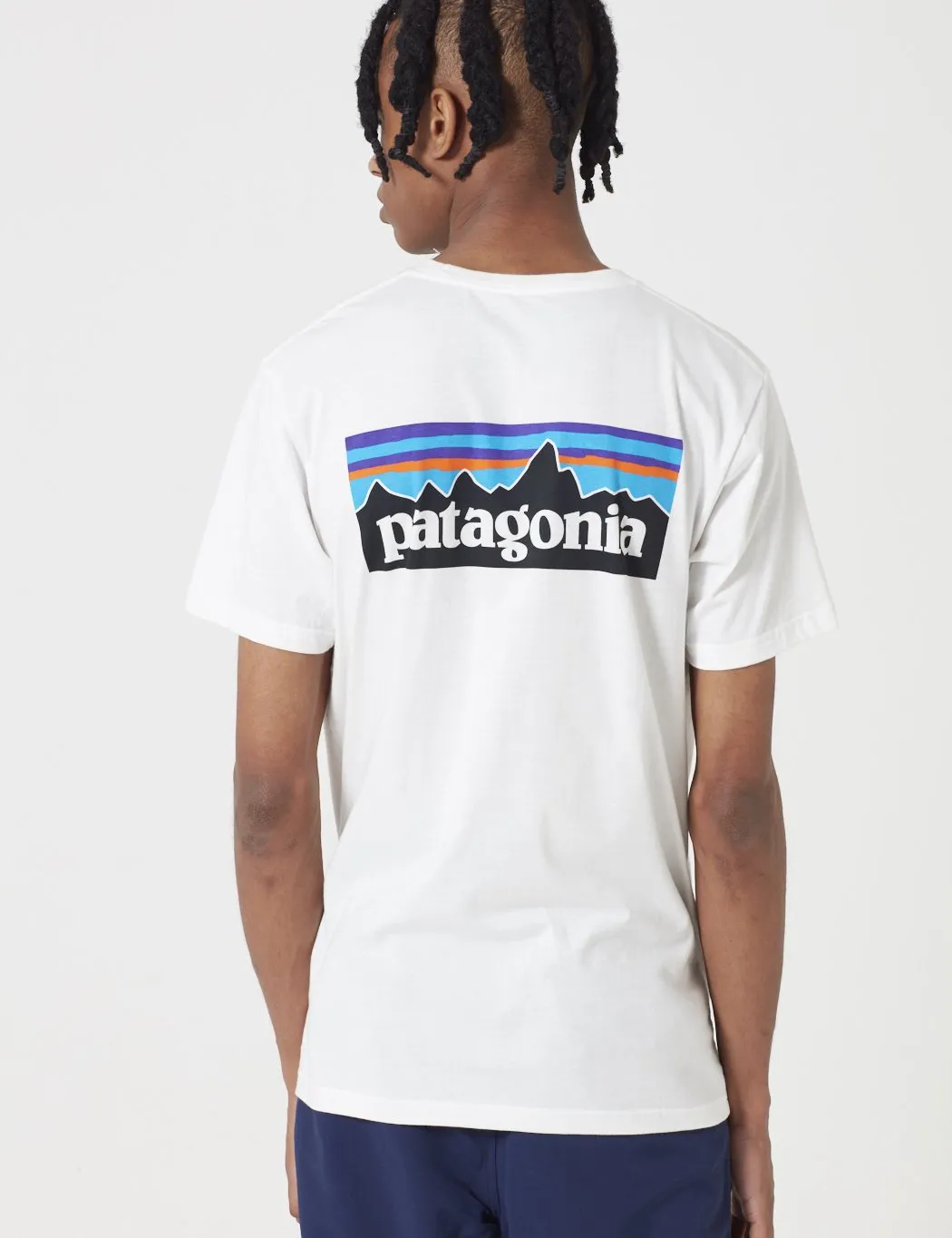 Patagonia P-6 Logo Organic T-Shirt - White