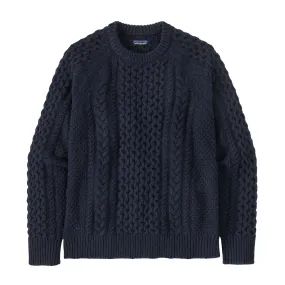 Patagonia Recycled Wool-Blend Cable Knit Crew