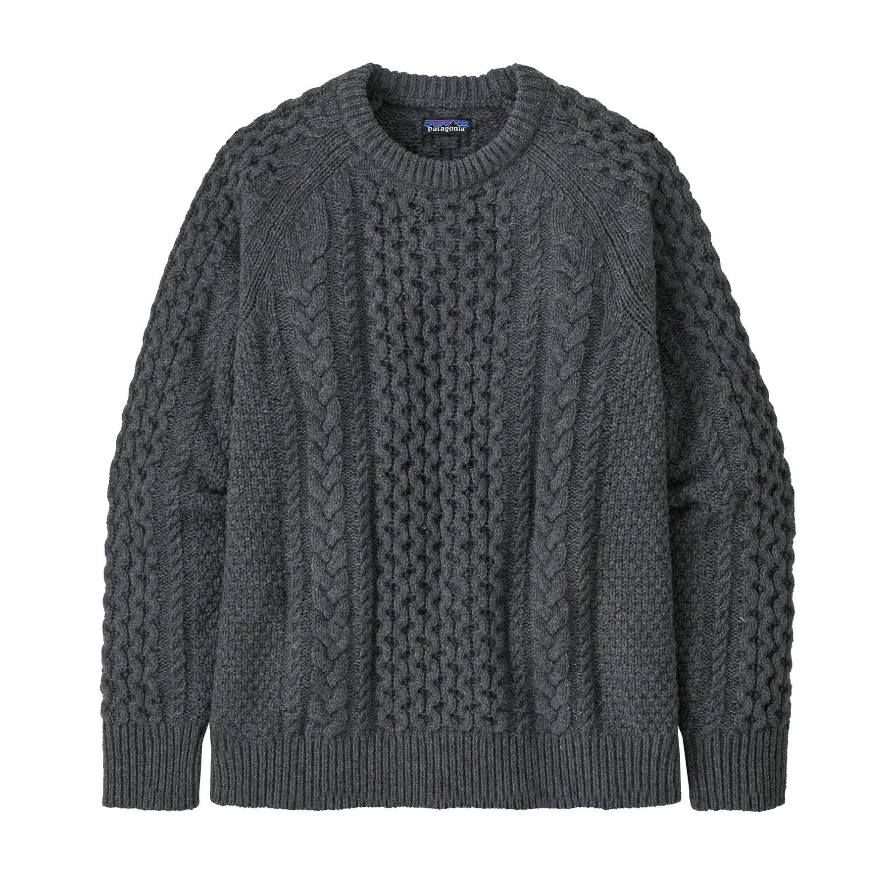 Patagonia Recycled Wool-Blend Cable Knit Crew