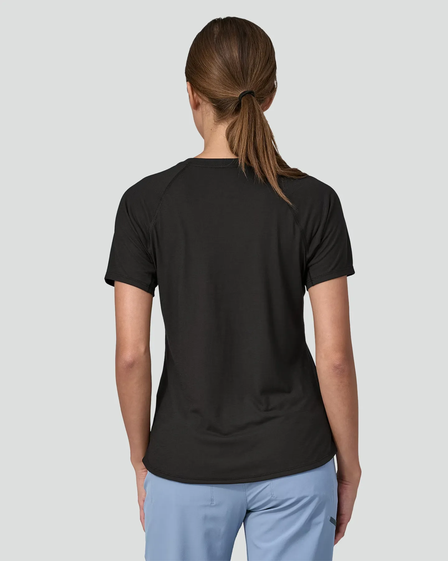 Patagonia Womens Capilene Cool Trail Shirt - Black | SurfStitch