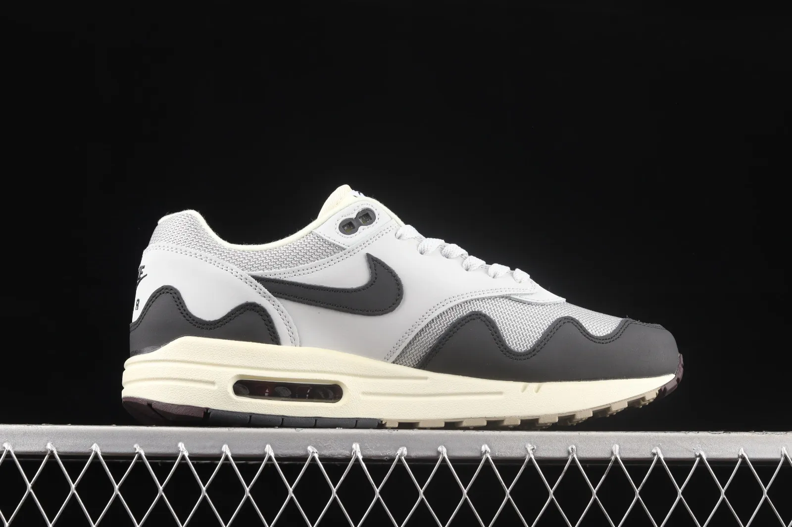 Patta x Nike Air Max 1 Monarch Dark Grey Black White DH1348-002