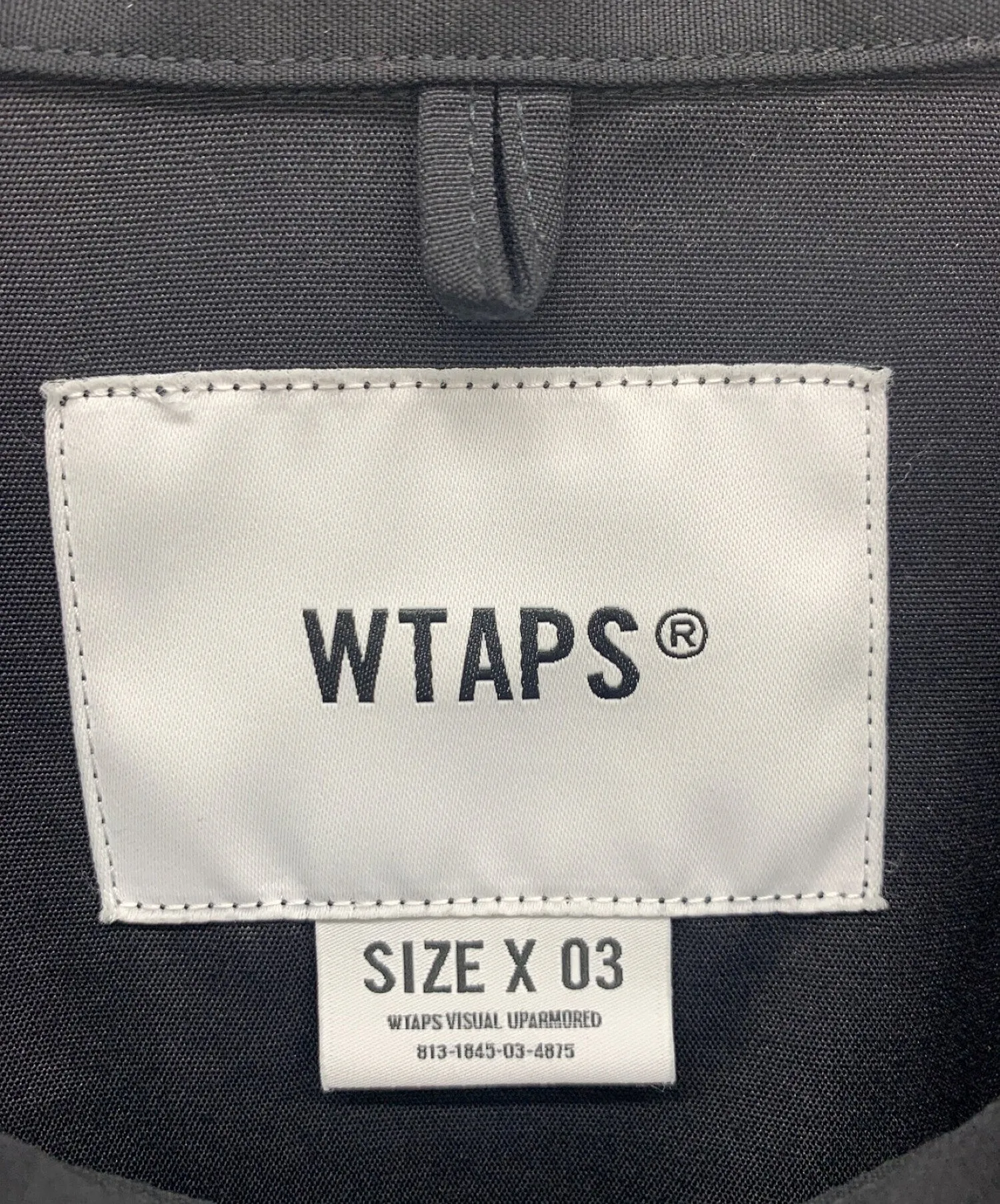 [Pre-owned] WTAPS Huey Cotton Weather Long Sleeve Jacket 222BRDT-SHM03