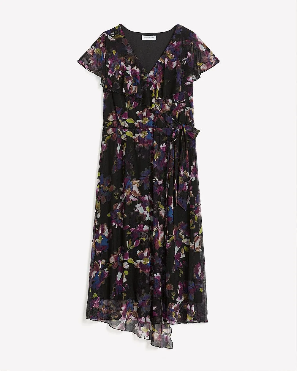 Printed Wrap Maxi Dress - Addition Elle