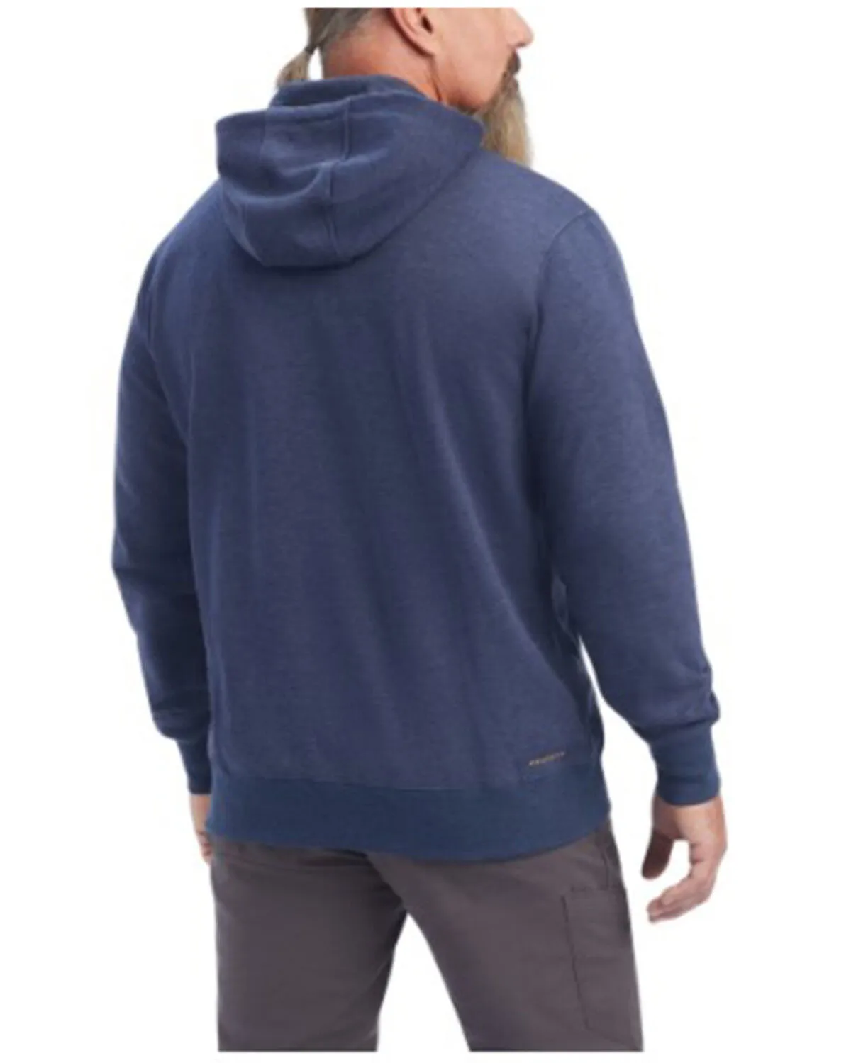 Product Name:  Ariat Men's Rebar Workman 1/4 Zip Up Hooded Work Pullover