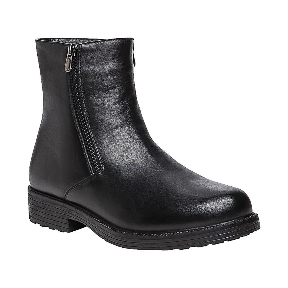 PROPET MEN'S TROY BLACK WATERPROOF ZIP WINTER BOOT