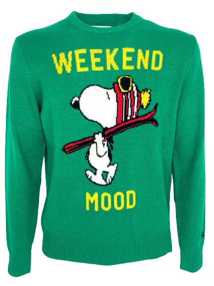 PULLOVER UOMO VERDE WEEKEND MOOD