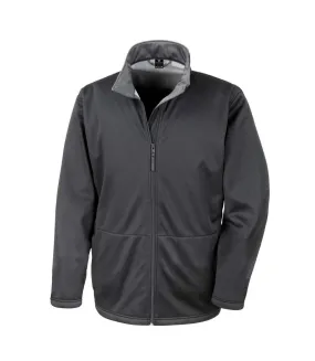 Result Core Mens Soft Shell 3 Layer Waterproof Jacket (Black) - UTBC904