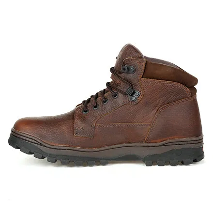 Rocky Men's 5 Outback Waterproof Plain Toe Outdoor Boot - Brown RKS0389