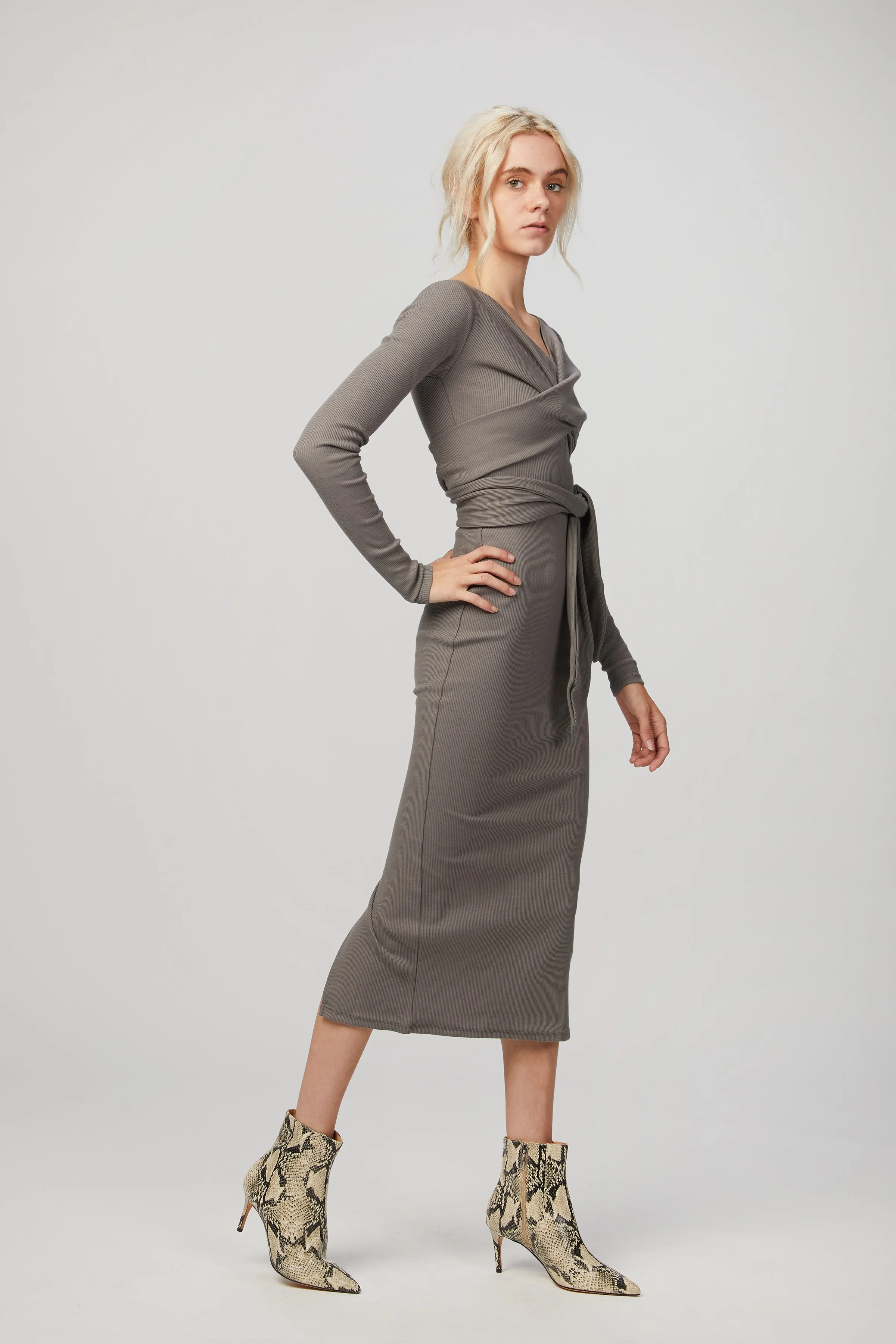 SALOMA II WRAP DRESS