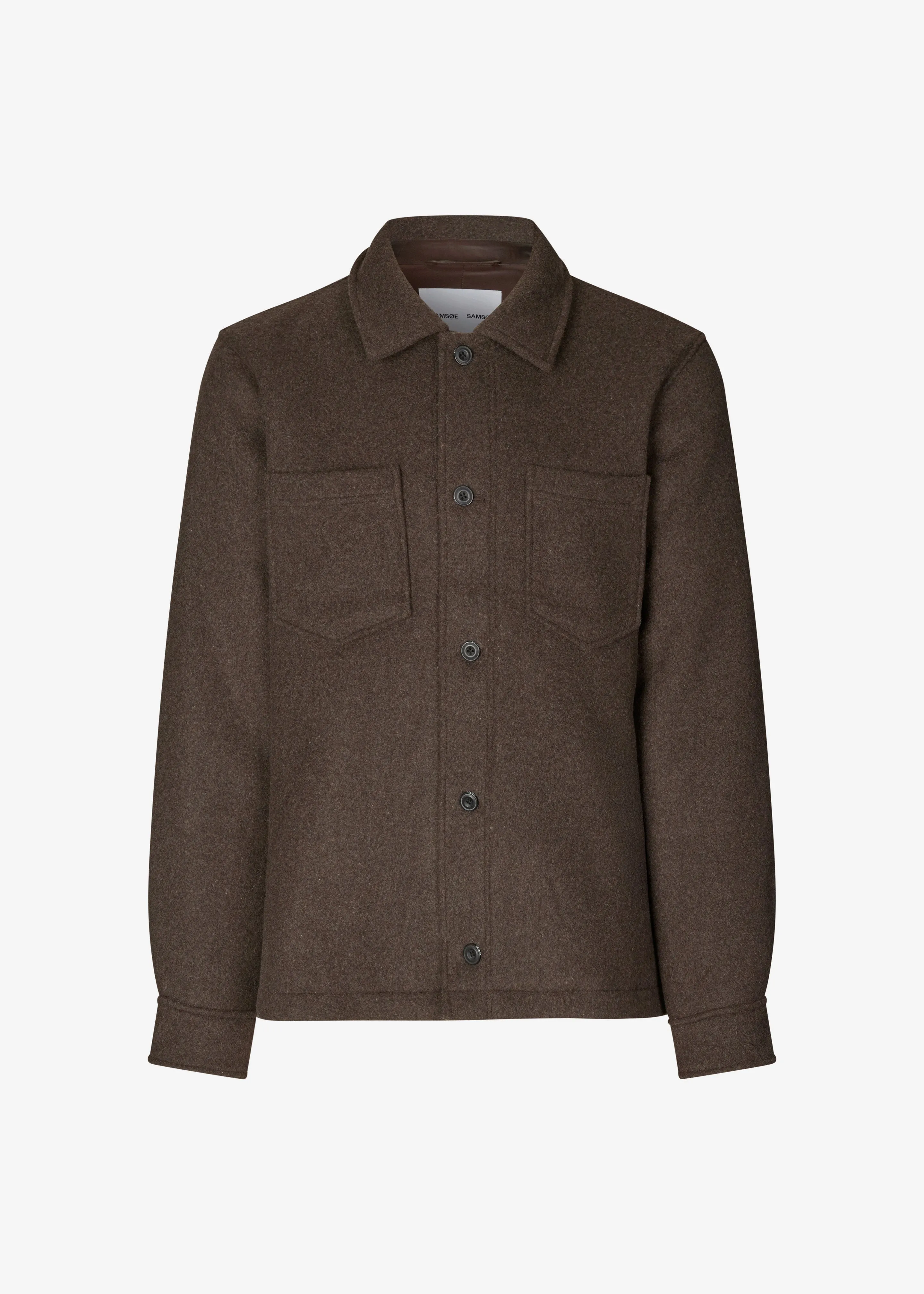 Samse Samse Pally Shirt Jacket - Chocolate Torte