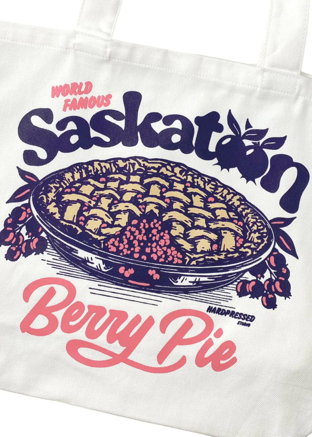 Saskatoon Berry Pie Tote | Cream