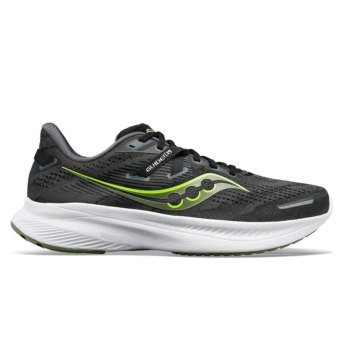 Saucony Guide 16 Mens | Black/glade