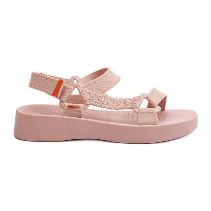 Scented Velcro Sandals ZAXY LL285061 Light pink