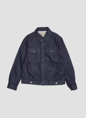 Short Jacket Denim in Indigo