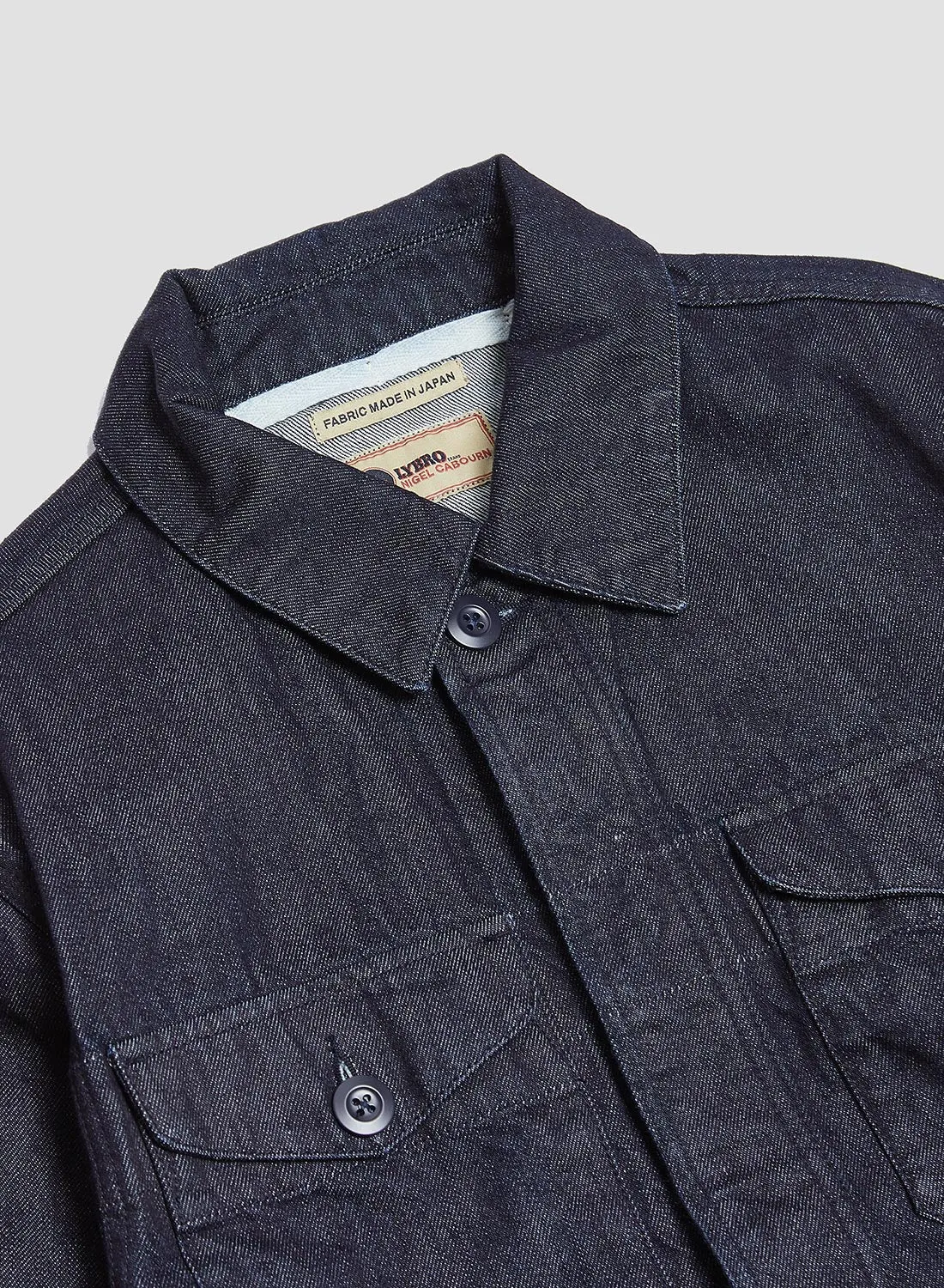 Short Jacket Denim in Indigo