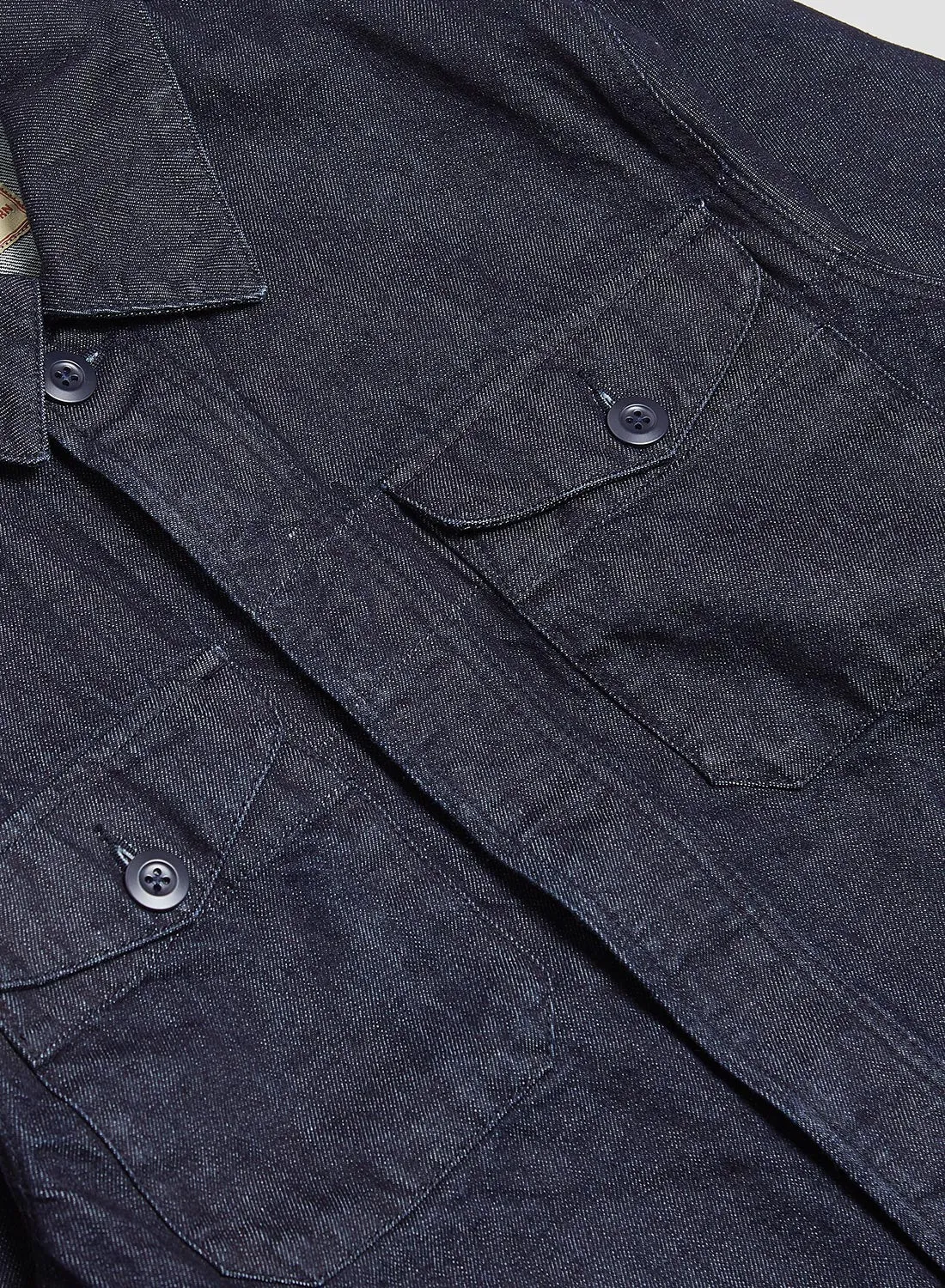 Short Jacket Denim in Indigo