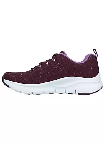 Skechers Arch Fit Glee for All Arch Fit Lace-Up Trainers | Grattan