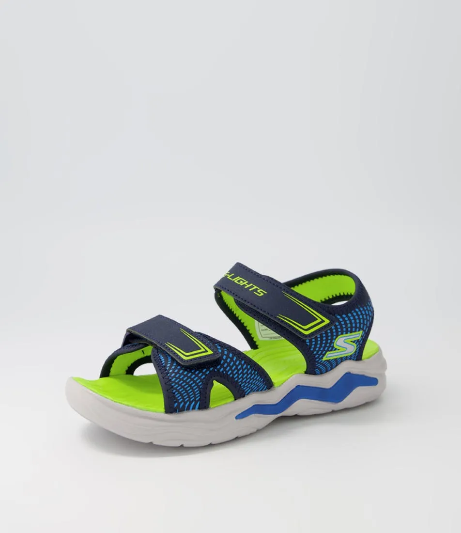 SKECHERS Erupters4 Sandal Jr Navy Blue Sandals