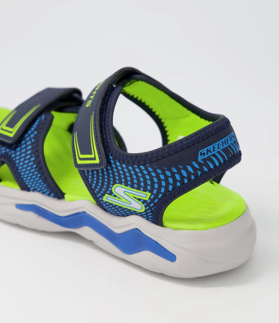 SKECHERS Erupters4 Sandal Jr Navy Blue Sandals