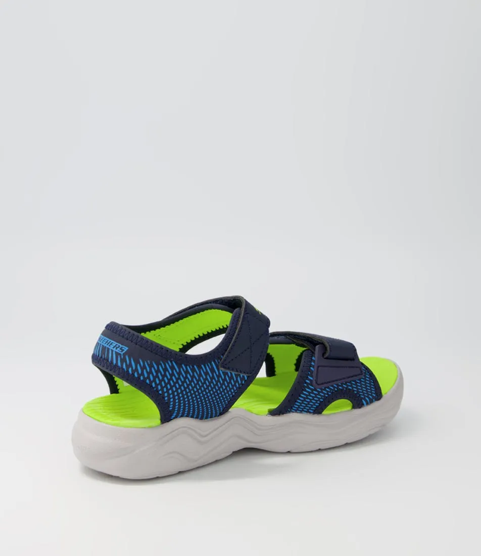 SKECHERS Erupters4 Sandal Jr Navy Blue Sandals