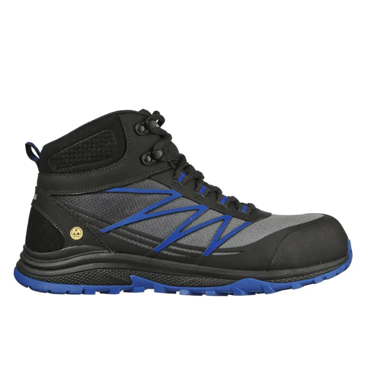 Skechers Work: Puxal - Firmle ESD Comp Toe 200047EC BKBL Black & Blue Safety Boot