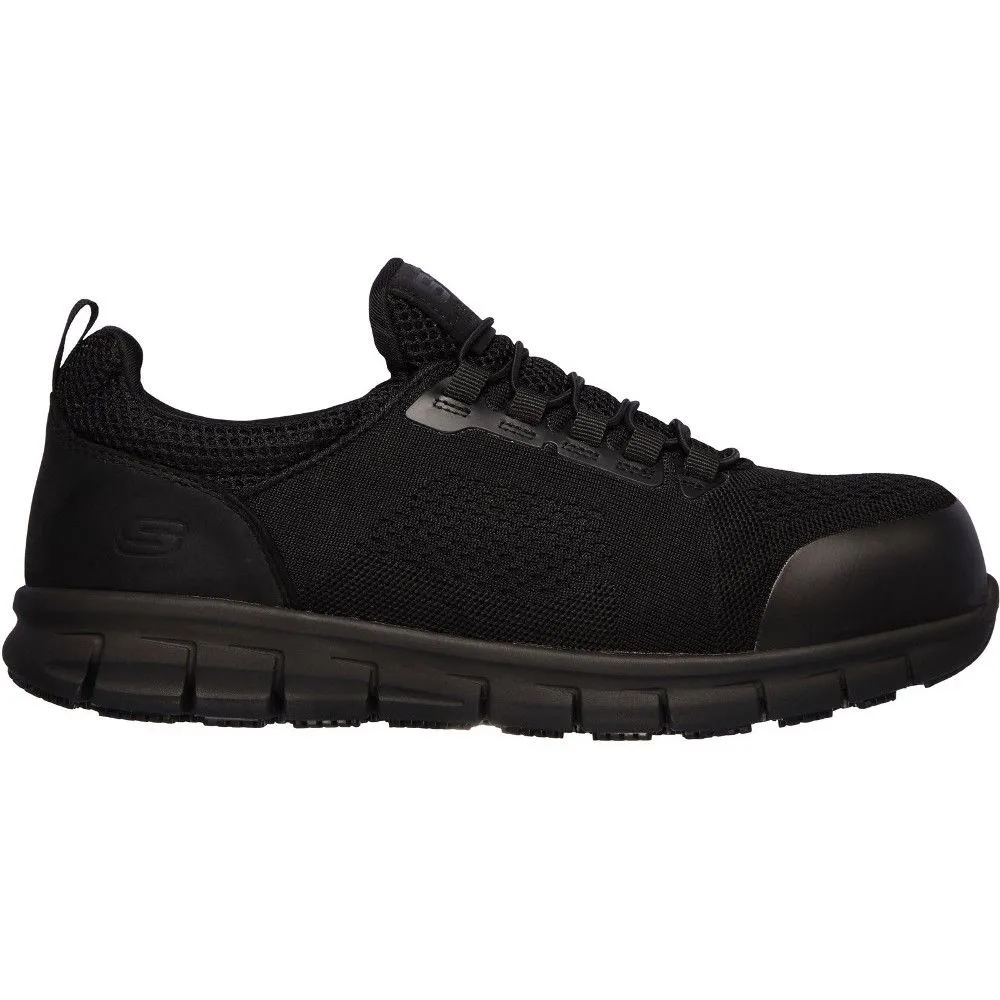 Skechers Mens Synergy Omat Lace Up Safety Trainers