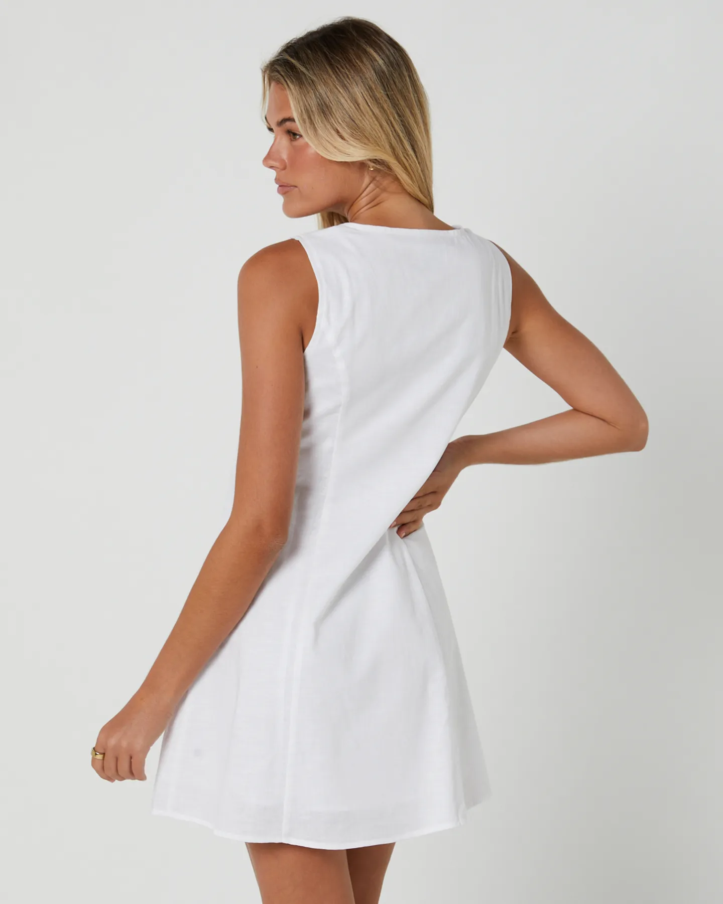 Sndys Ellie Wrap Dress - White | SurfStitch