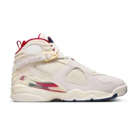 Solefly x nike air jordan 8 retro (mi casa es su casa/ cream/ sail/ fossil/ varsity red/ metallic go