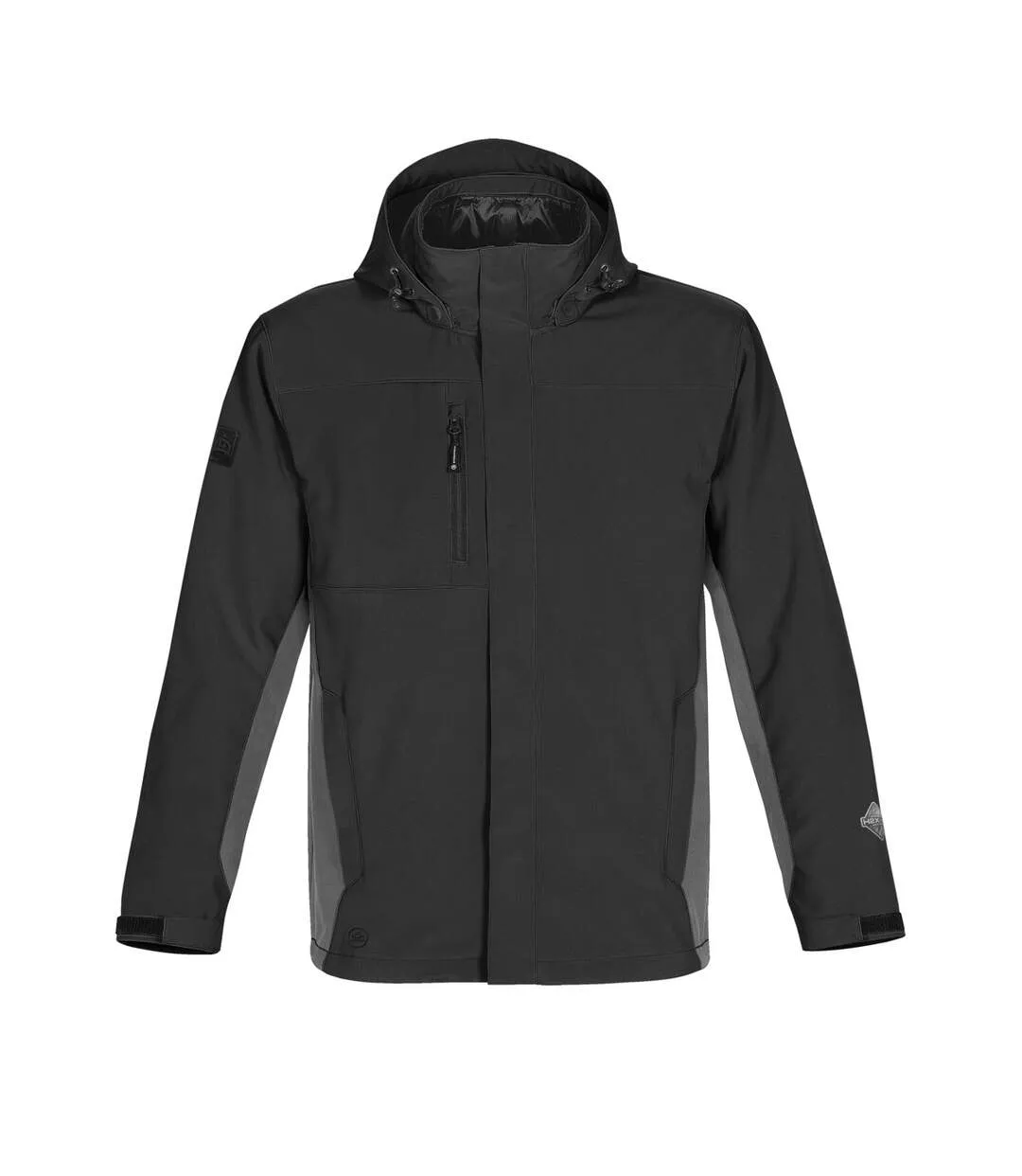 Stormtech Mens Atmosphere 3-in-1 Performance System Jacket (Waterproof & Breathable) (Black/Granite) - UTBC3074