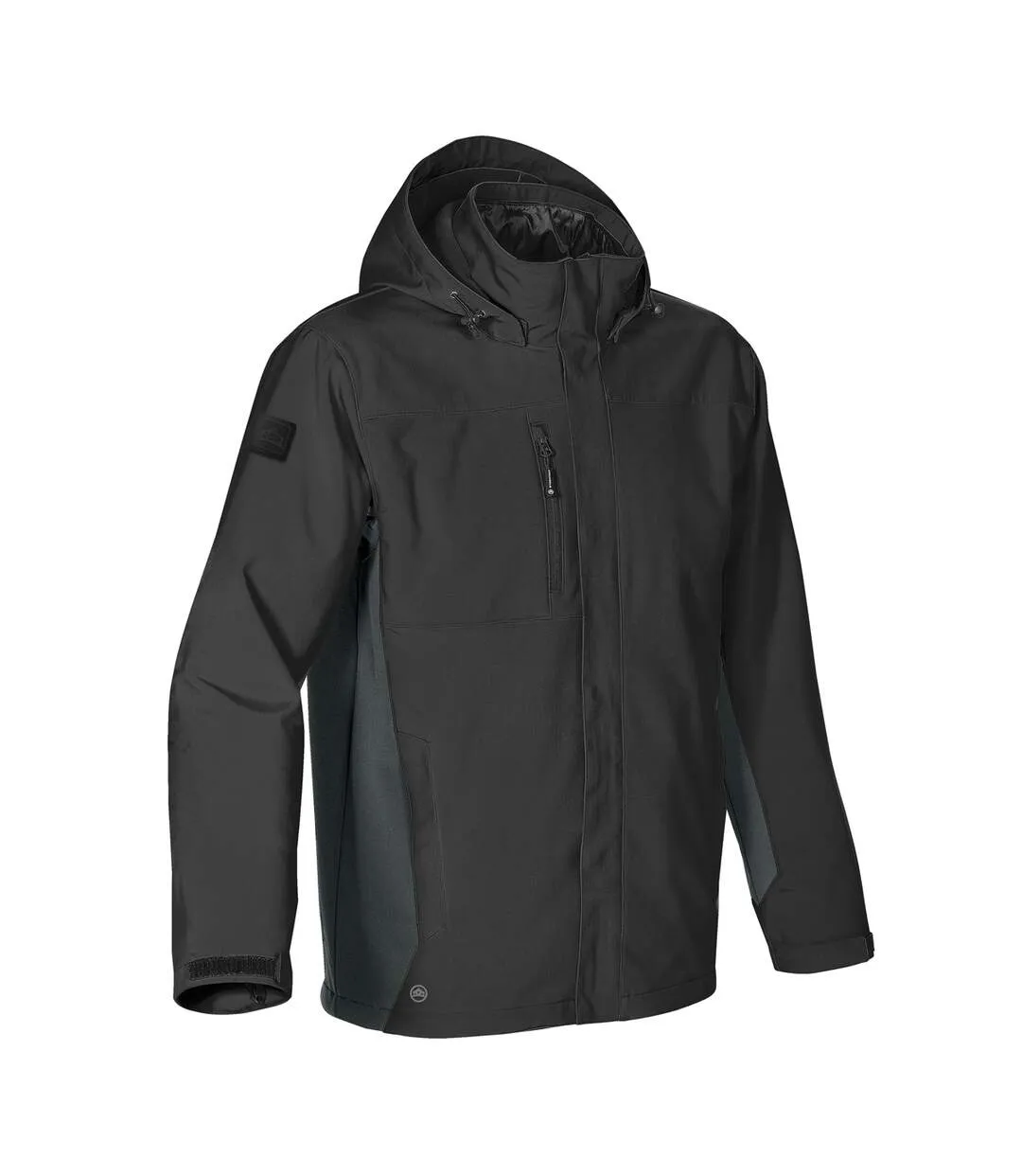 Stormtech Mens Atmosphere 3-in-1 Performance System Jacket (Waterproof & Breathable) (Black/Granite) - UTBC3074