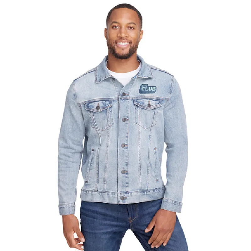 The Club Unisex Denim Jacket - Light Denim