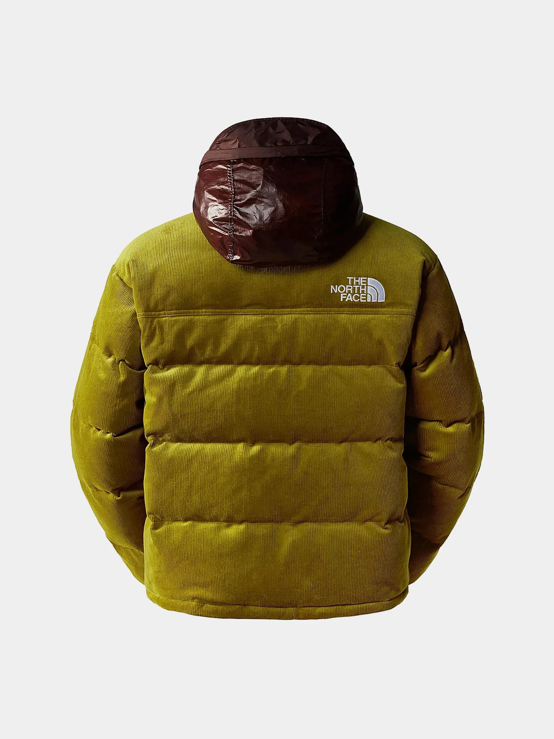 The North Face 92 Reversible Nuptse Jacket (sulphur moss/coal brown)