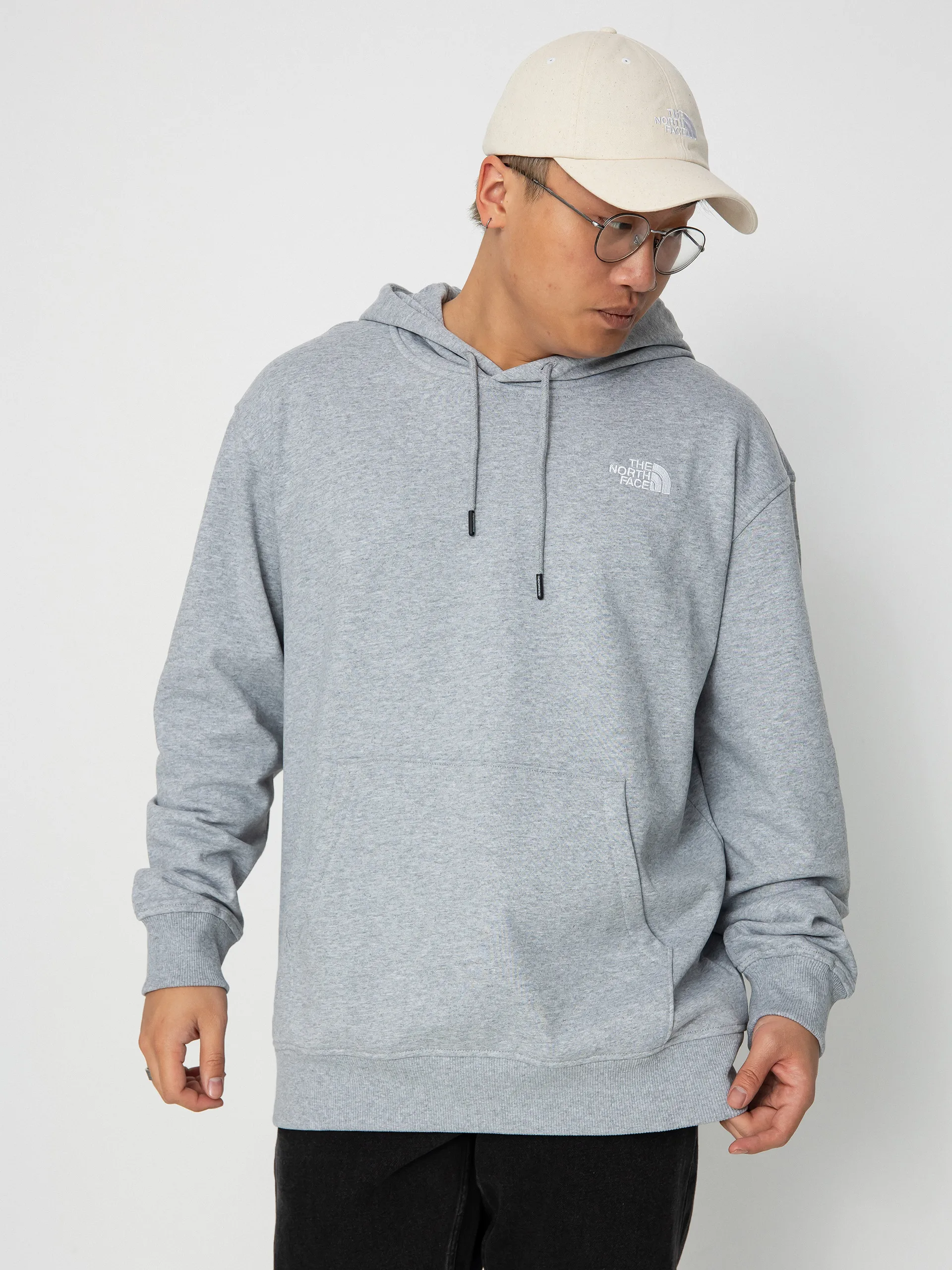 The North Face Essential HD Hoodie (tnf light grey heather)