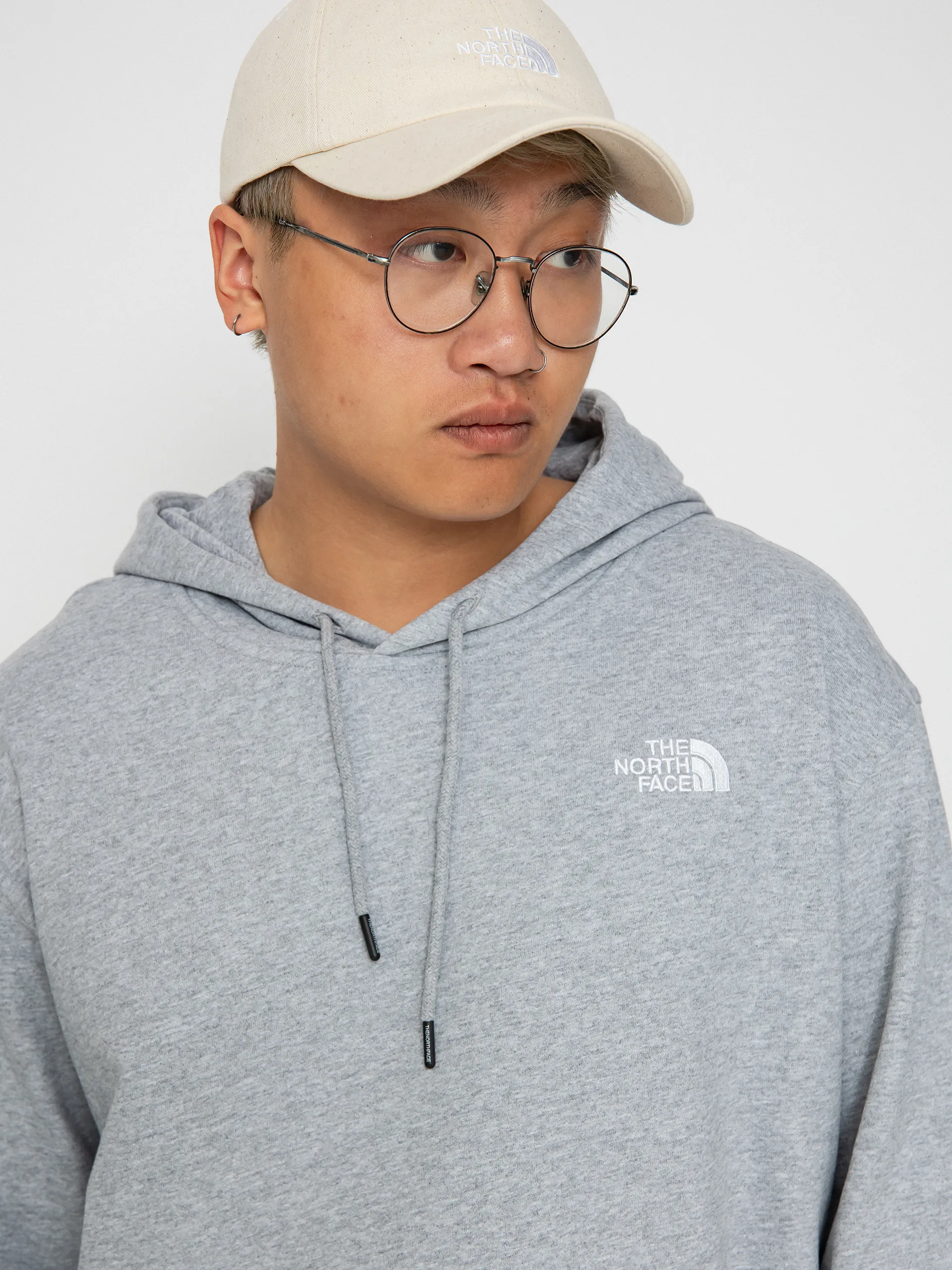 The North Face Essential HD Hoodie (tnf light grey heather)