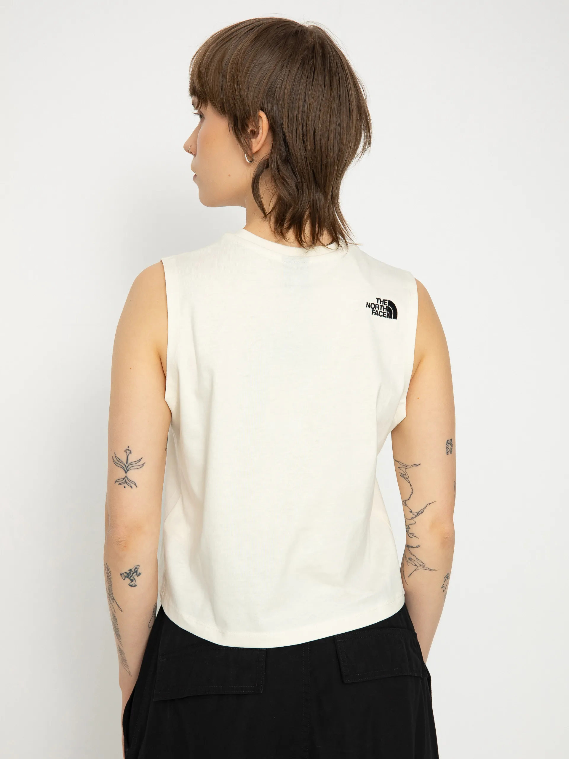 The North Face Essential Relaxed Wmn Tank top (white dune)