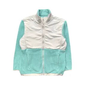 The North Face Light Blue And Grey Denali Fleece