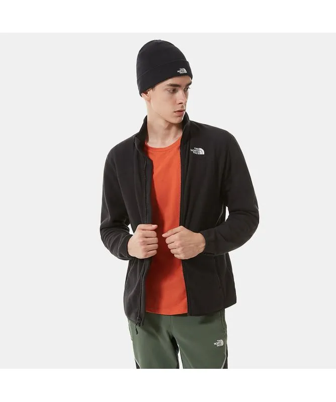 The North Face Men's 100 Glacier Full-Zip Fleece | Black