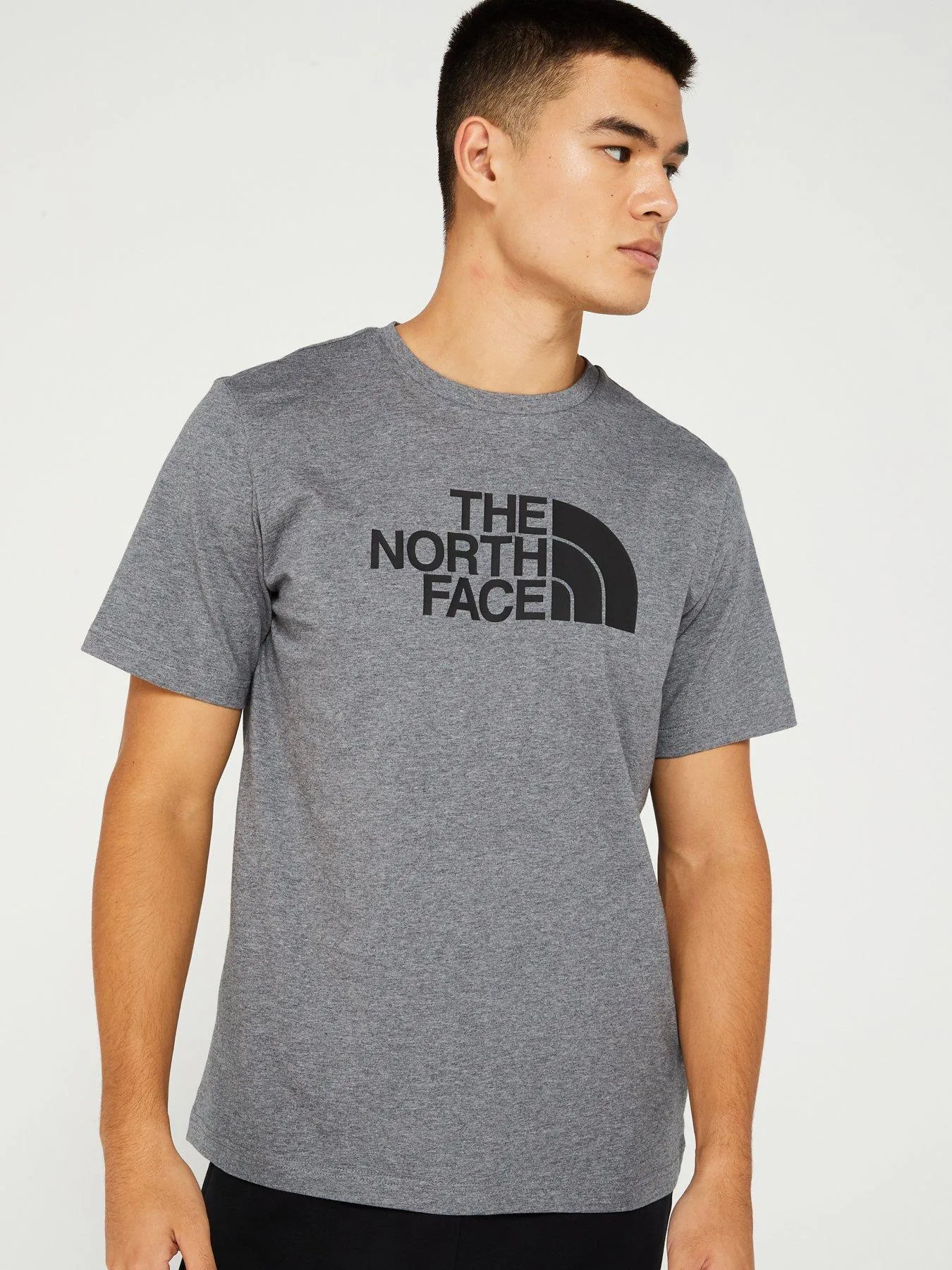 THE NORTH FACE Mens Short Sleeve Easy Tee - Grey