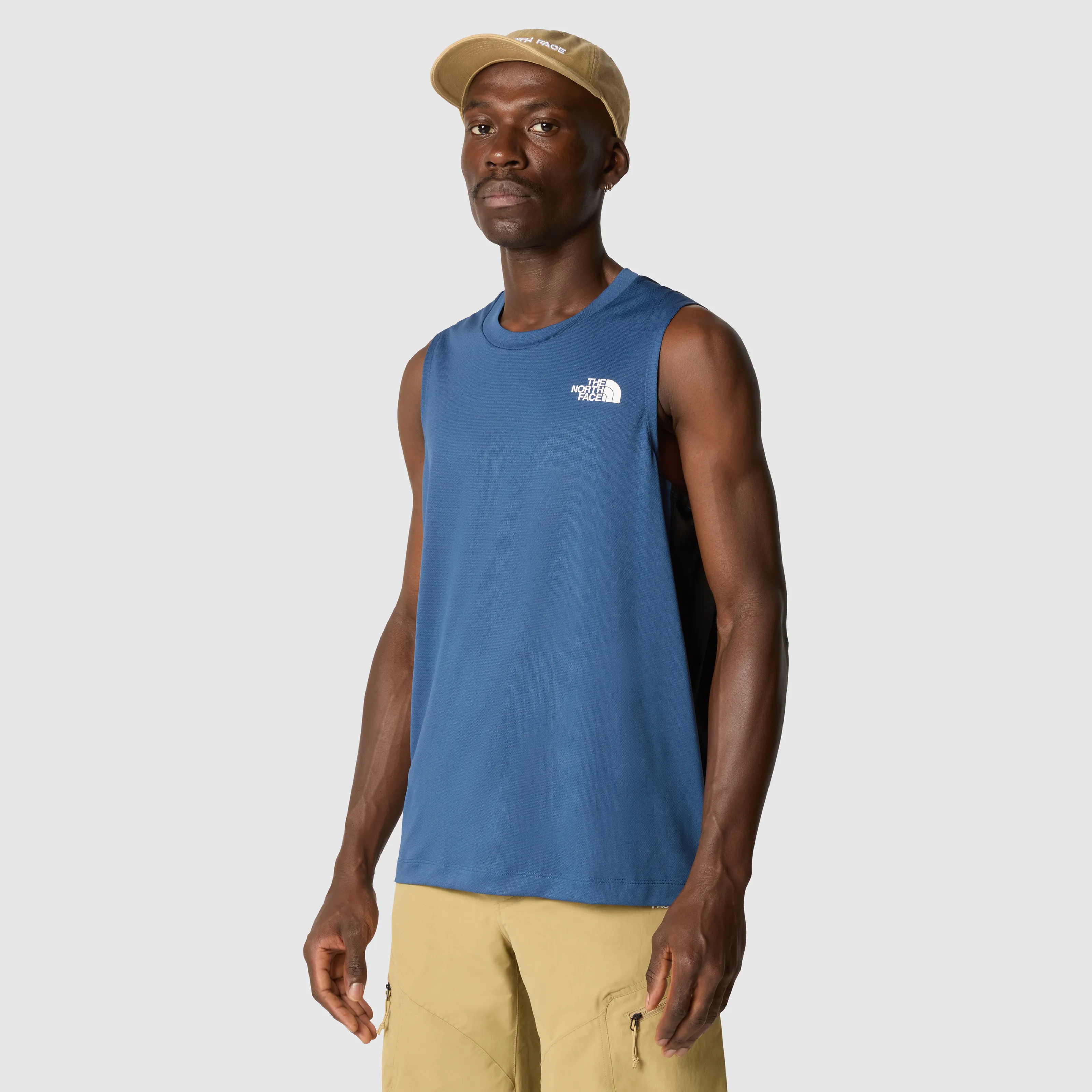 The North Face Men's Lightbright Tank Top Shady Blue/TNF Black | Buy The North Face Men's Lightbright Tank Top Shady B