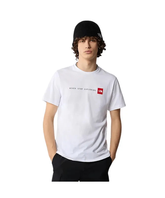 The North face Nse Print T-Shirt | White NF0A87NSFN4 at kular fashion