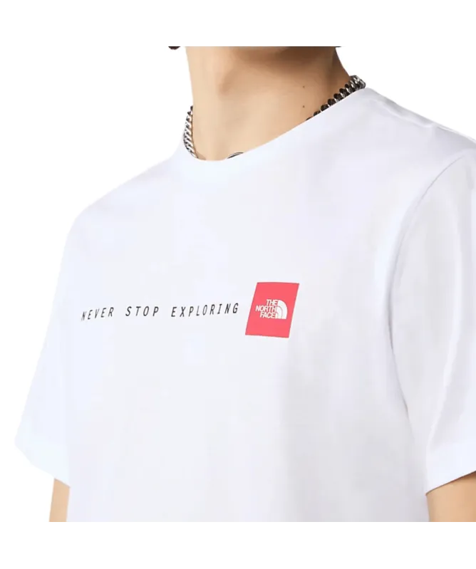 The North face Nse Print T-Shirt | White NF0A87NSFN4 at kular fashion