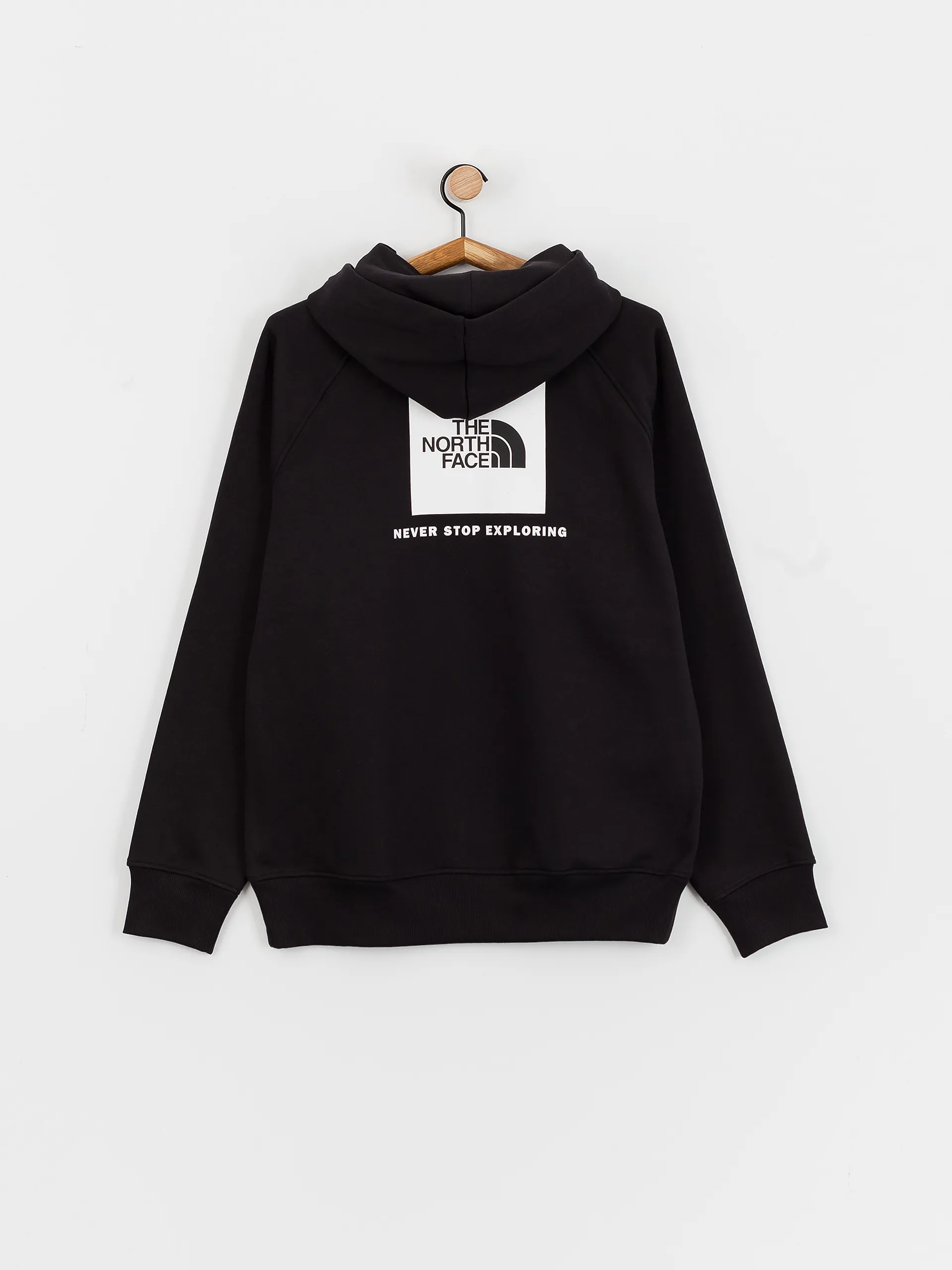 The North Face Raglan Box Nse HD Hoodie (tnf black/tnf white)