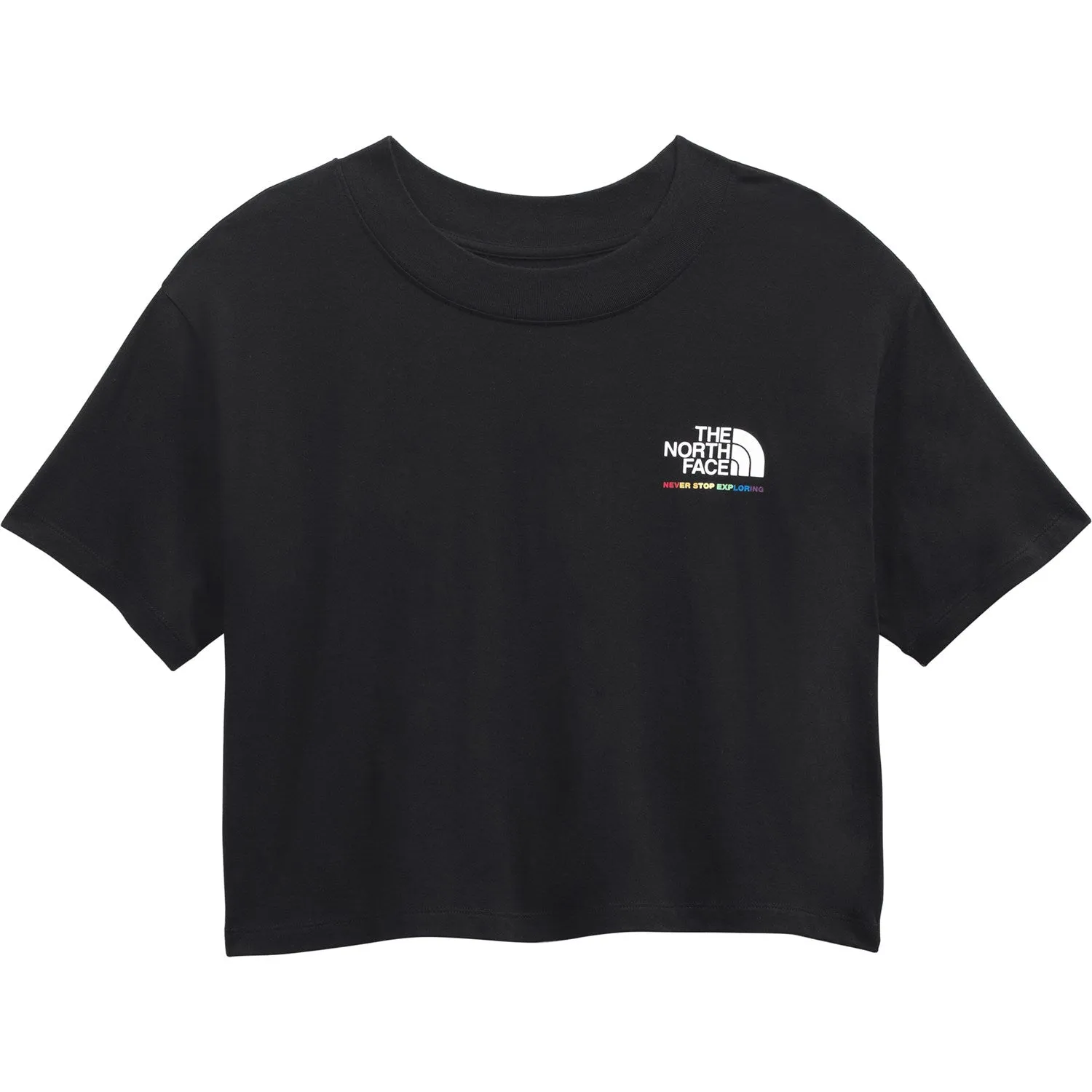 The North Face W Pride SS Crop Black