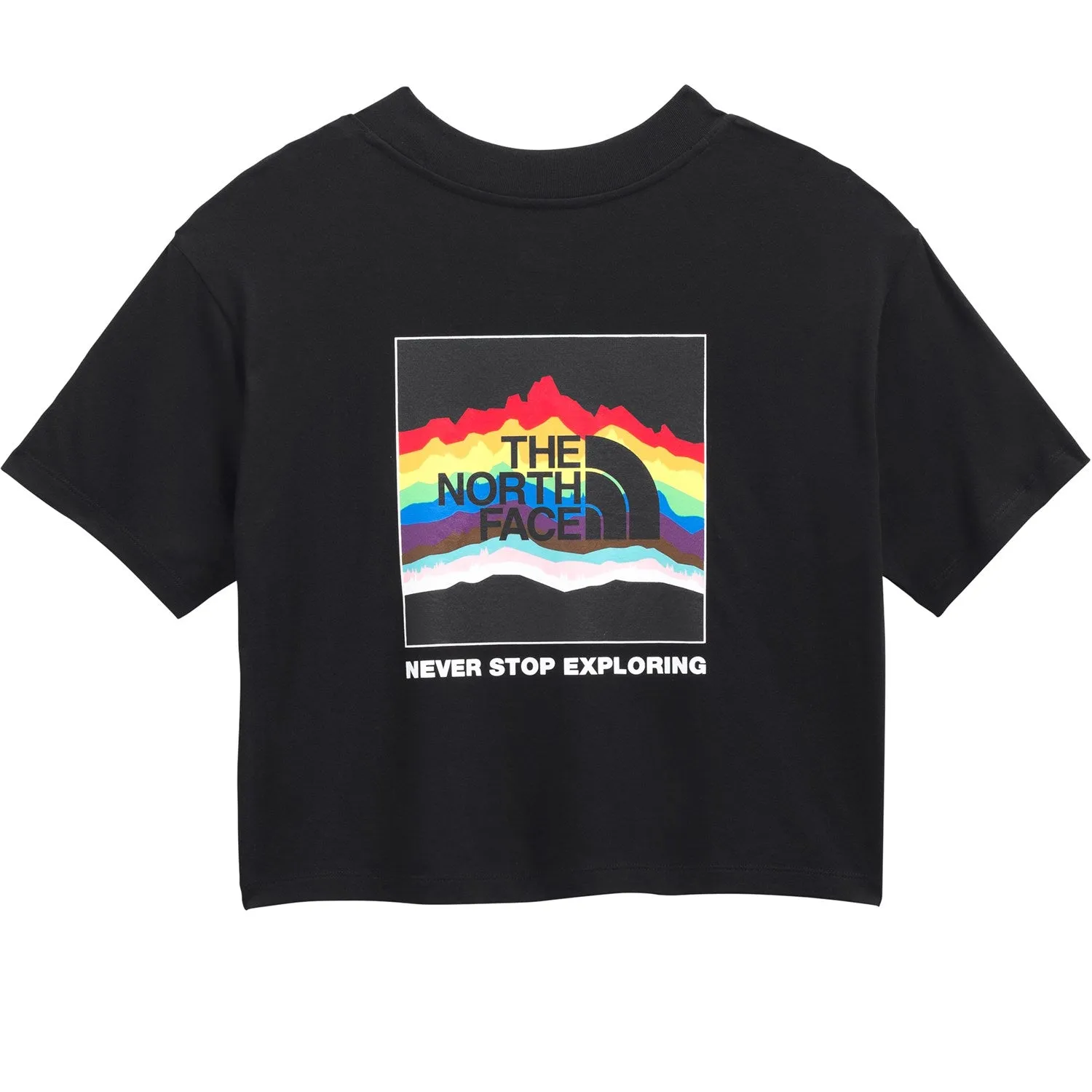 The North Face W Pride SS Crop Black