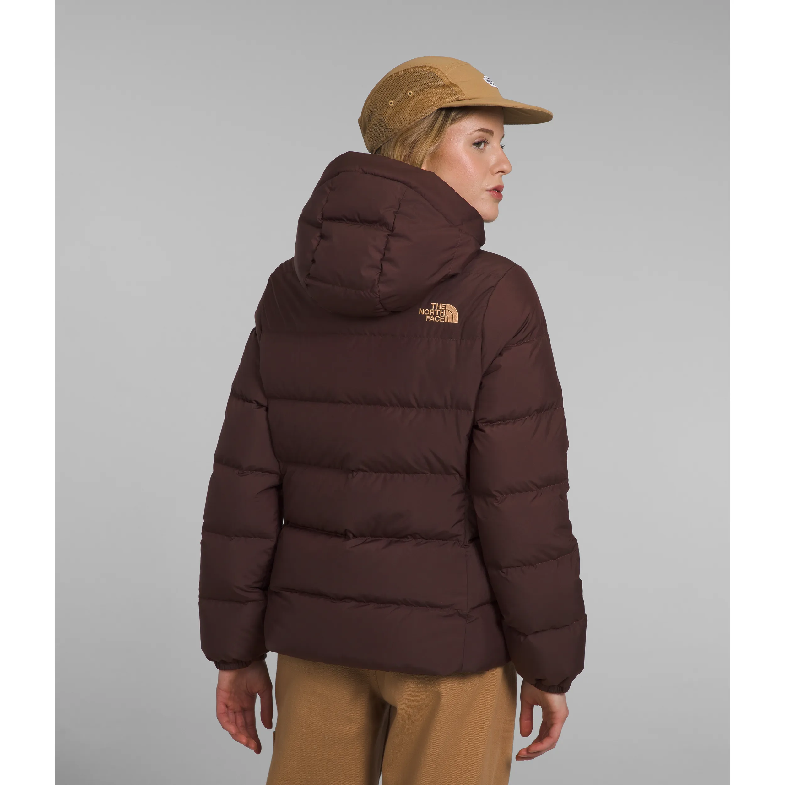 The North Face Women's Gotham Jacket in Coal Brown/Almond Butter