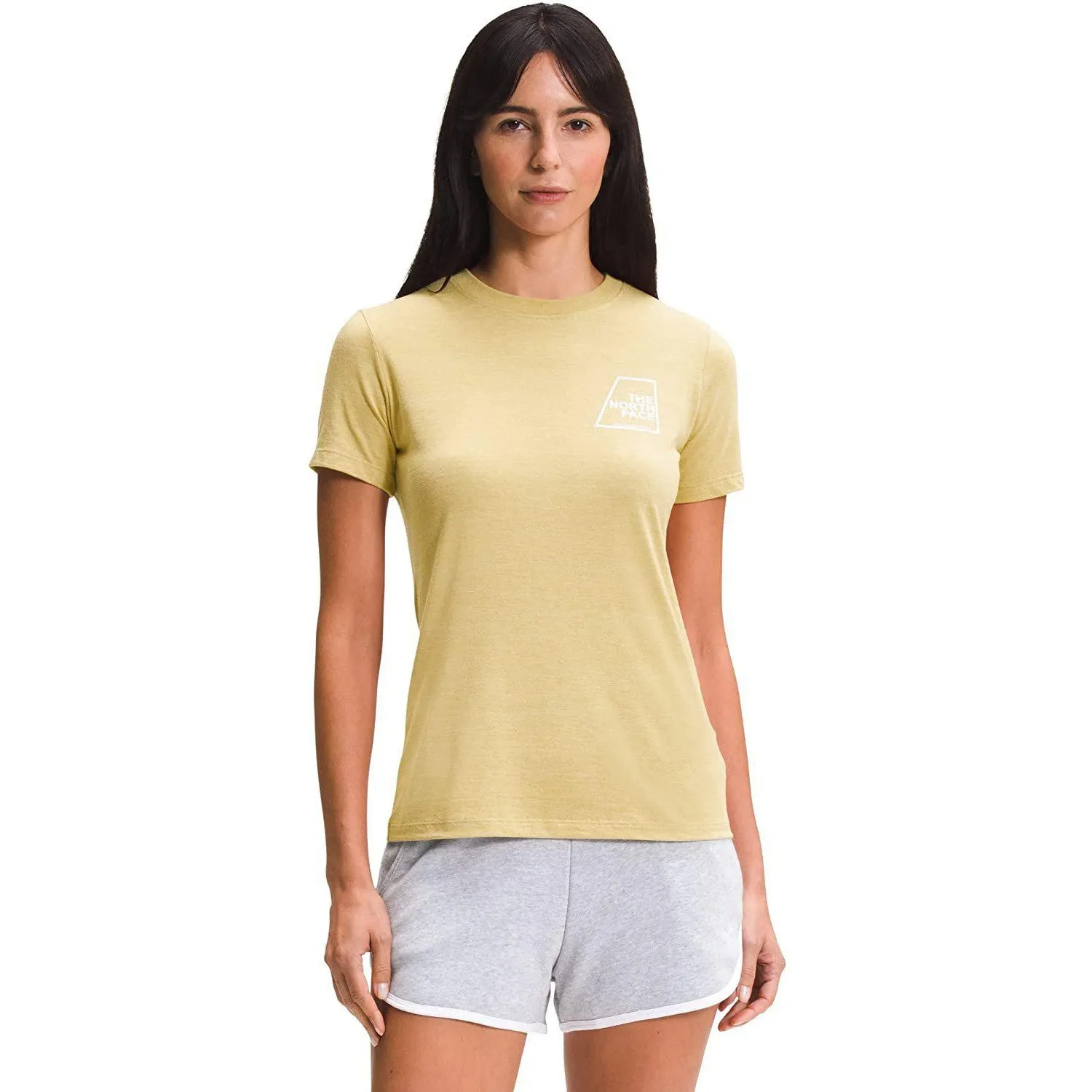 The North Face Women's S/S Logo Marks Tri-Blend Tee