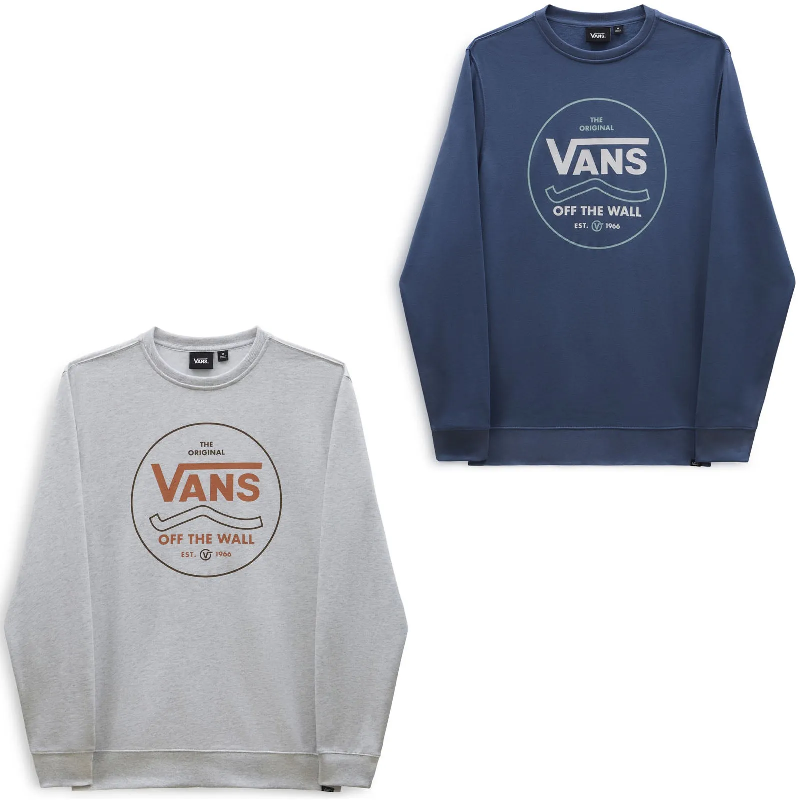 Vans Mens Round Off 2 Crew Neck Pullover Sweatshirt