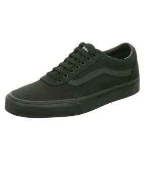 VANS Ward Canvas Trainers Black/Black