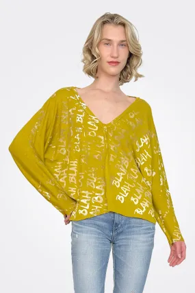 Vanya Ombre Blah Pullover - Mustard