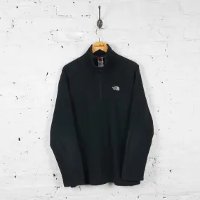 Vintage 1/4 Zip Up The North Face Fleece - Black - XL